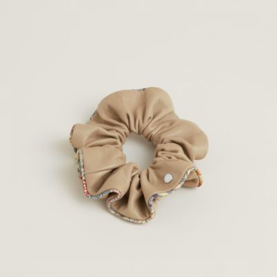 シュシュ 《クラウディア》 レザー 《ブルーム》 | Hermès - エルメス